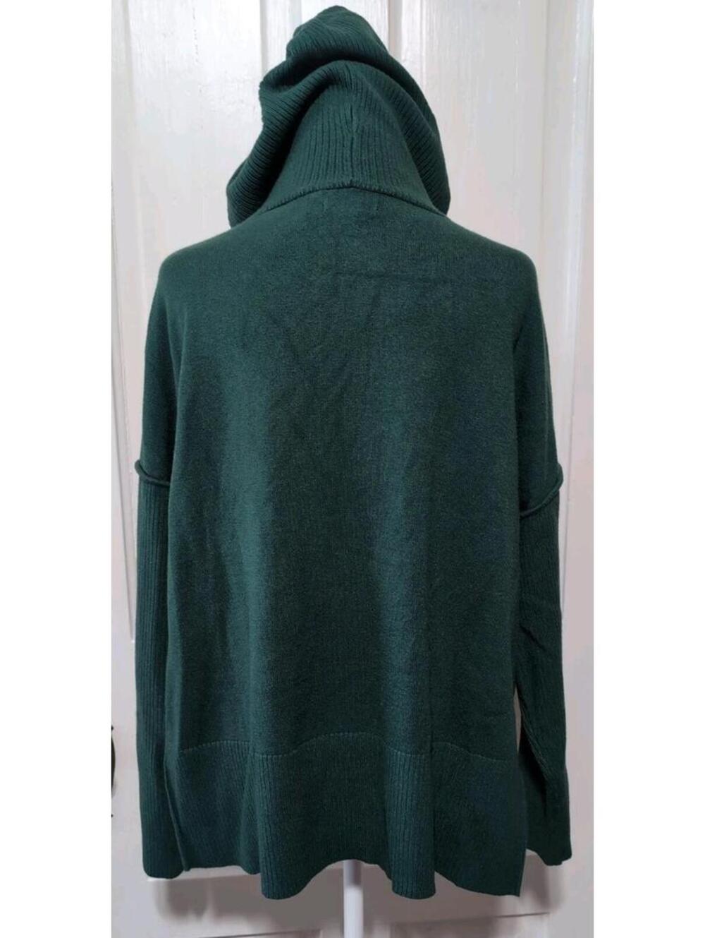 FLX Green Hooded Sweatshirt Sweater Gorpcore Women's XL Boxy (1342) - Picture 4 of 8